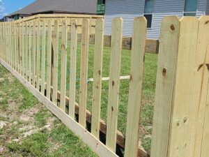Photo of Wood Picket fence in Slidell, LA by Zale Fencing