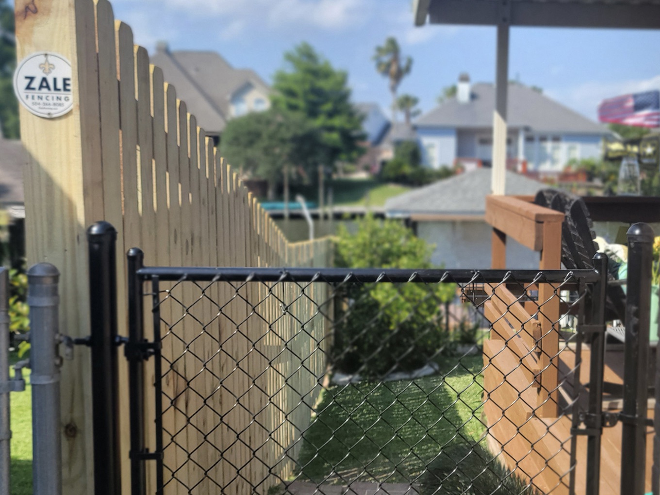 Photo of a Slidell residential fence