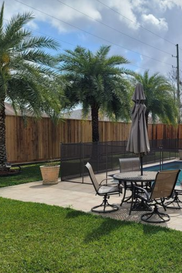 example of a Aluminmum privacy fence in Slidell Louisiana